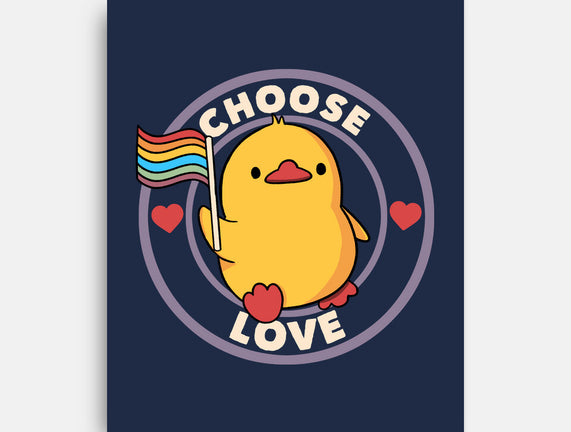 Choose Love Pride Duck