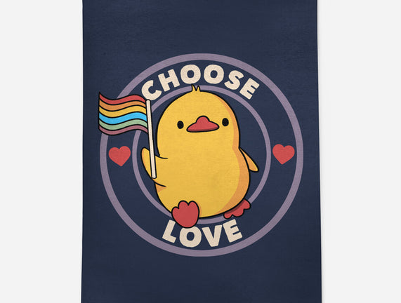 Choose Love Pride Duck