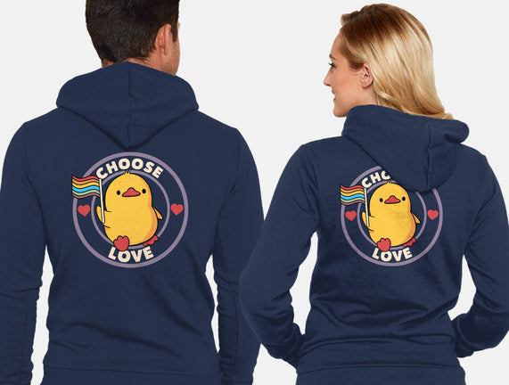 Choose Love Pride Duck