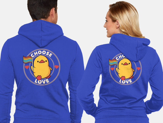 Choose Love Pride Duck