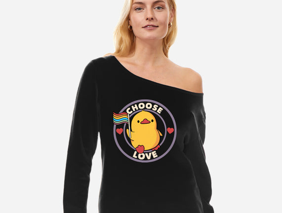 Choose Love Pride Duck