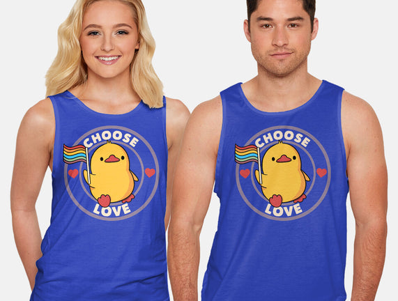 Choose Love Pride Duck