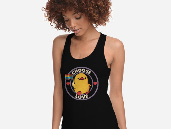 Choose Love Pride Duck