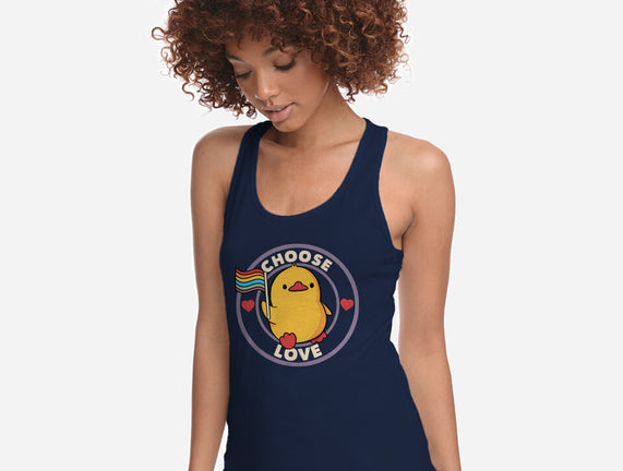 Choose Love Pride Duck