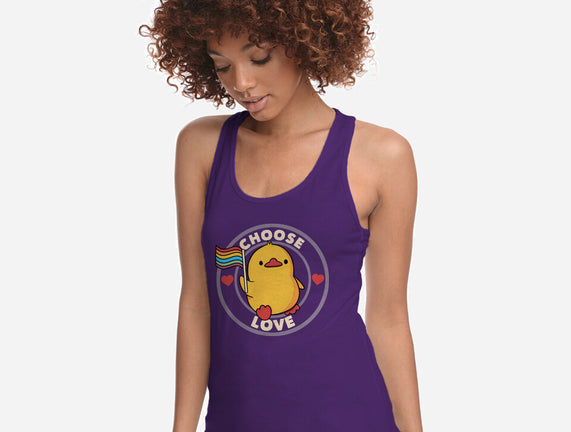 Choose Love Pride Duck