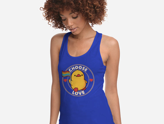 Choose Love Pride Duck