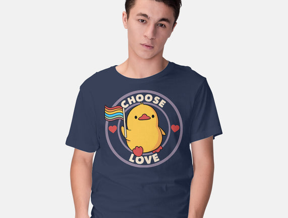 Choose Love Pride Duck