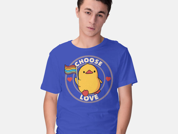 Choose Love Pride Duck