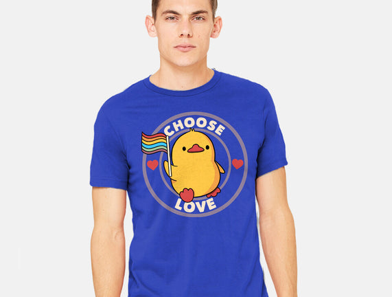 Choose Love Pride Duck