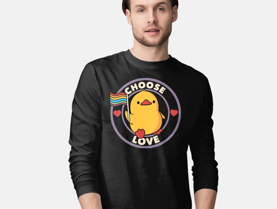 Choose Love Pride Duck