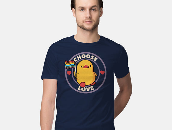 Choose Love Pride Duck