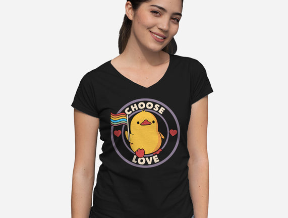 Choose Love Pride Duck