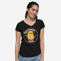 Choose Love Pride Duck-Womens-V-Neck-Tee-tobefonseca