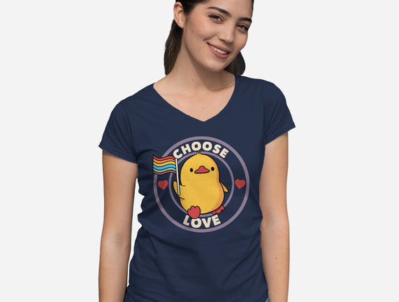 Choose Love Pride Duck