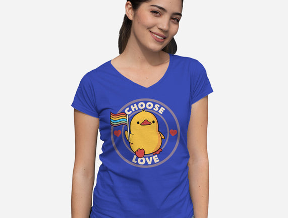 Choose Love Pride Duck