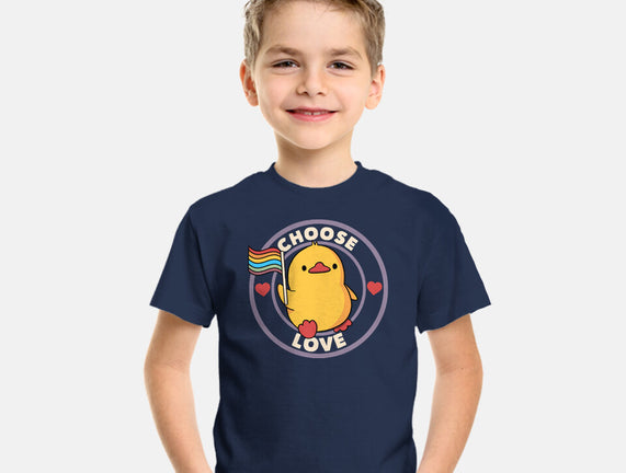 Choose Love Pride Duck