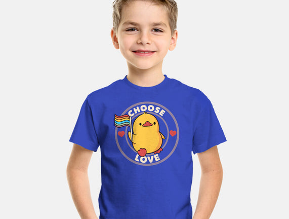 Choose Love Pride Duck