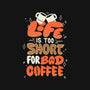 Too Short For Bad Coffee-Dog-Basic-Pet Tank-tobefonseca