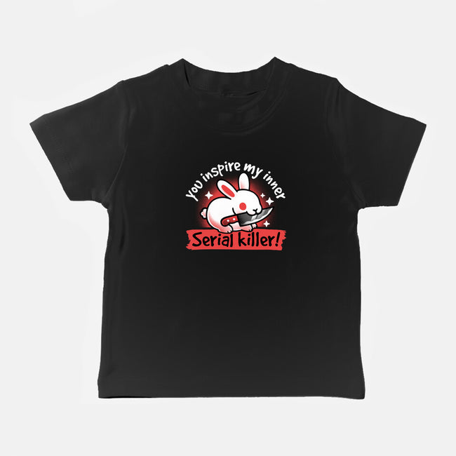 Serial Killer Bunny-Baby-Basic-Tee-NemiMakeit