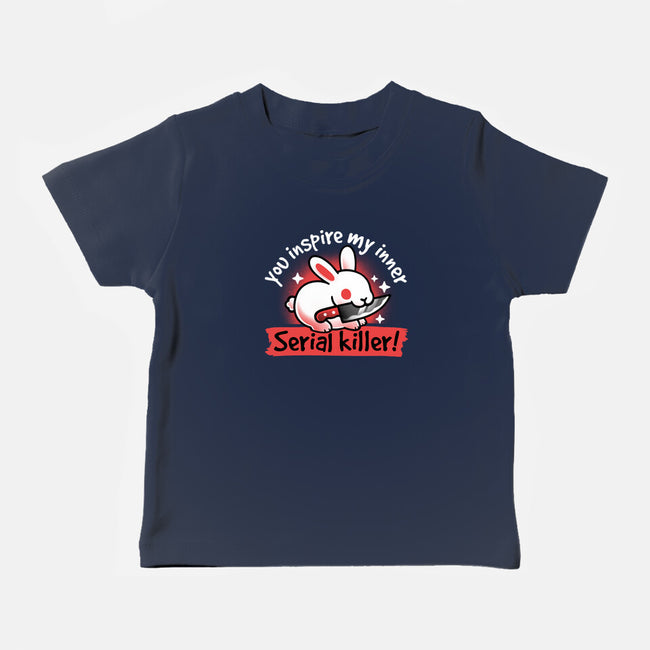 Serial Killer Bunny-Baby-Basic-Tee-NemiMakeit