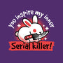 Serial Killer Bunny-None-Fleece-Blanket-NemiMakeit