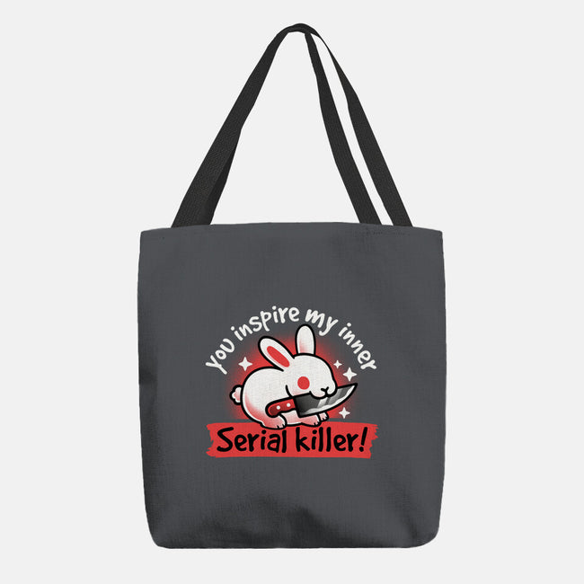 Serial Killer Bunny-None-Basic Tote-Bag-NemiMakeit