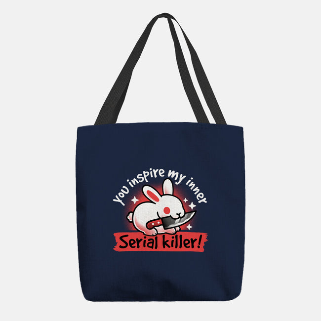 Serial Killer Bunny-None-Basic Tote-Bag-NemiMakeit