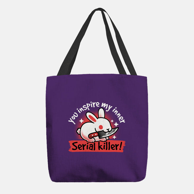 Serial Killer Bunny-None-Basic Tote-Bag-NemiMakeit