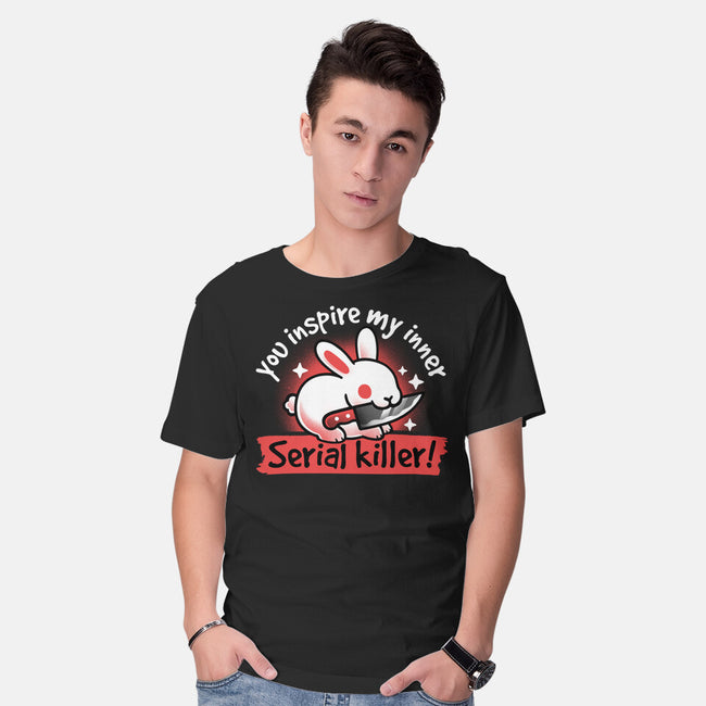 Serial Killer Bunny-Mens-Basic-Tee-NemiMakeit