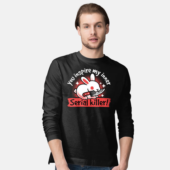 Serial Killer Bunny-Mens-Long Sleeved-Tee-NemiMakeit