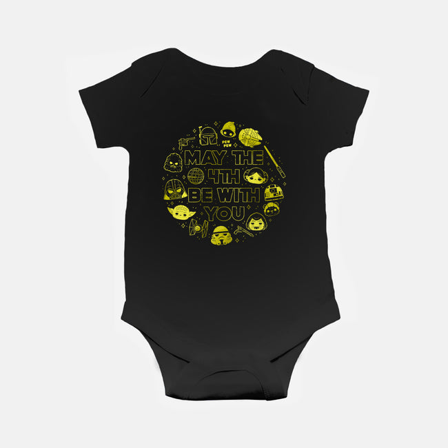 May The 4th-Baby-Basic-Onesie-xMorfina