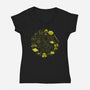 May The 4th-Womens-V-Neck-Tee-xMorfina