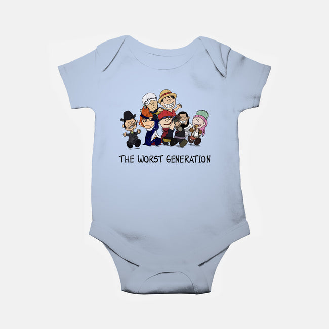 The Worst Generation-Baby-Basic-Onesie-WatershipBound