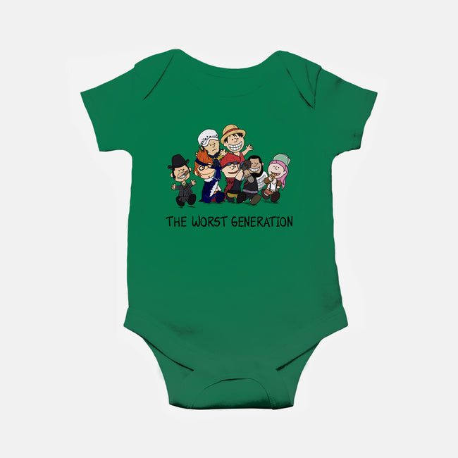 The Worst Generation-Baby-Basic-Onesie-WatershipBound