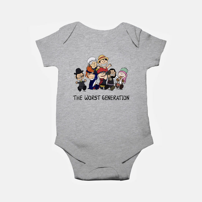 The Worst Generation-Baby-Basic-Onesie-WatershipBound