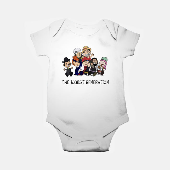 The Worst Generation-Baby-Basic-Onesie-WatershipBound