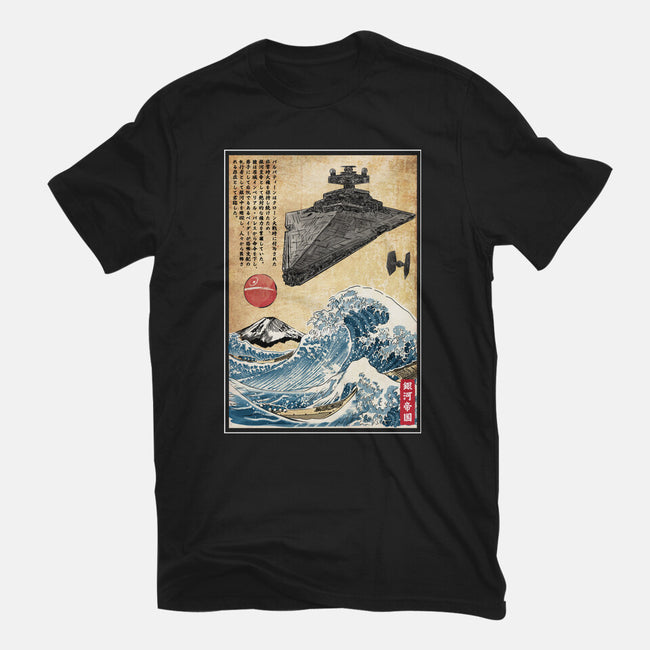 Star Destroyer In Japan-Mens-Heavyweight-Tee-DrMonekers