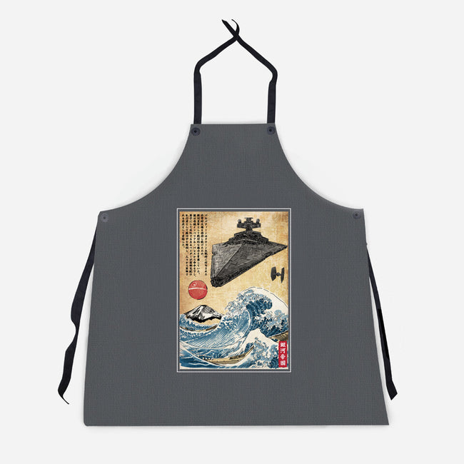 Star Destroyer In Japan-Unisex-Kitchen-Apron-DrMonekers