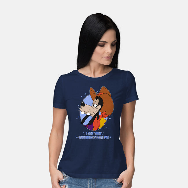 I Got That Hyucking Dog In Me-Womens-Basic-Tee-Alexhefe