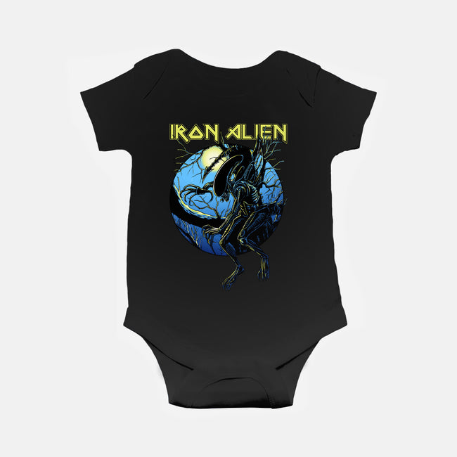 Iron Xenomorph-Baby-Basic-Onesie-joerawks