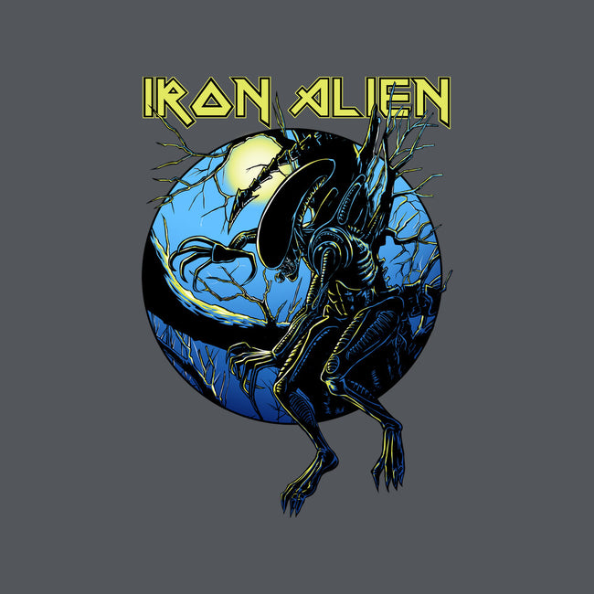 Iron Xenomorph-Womens-V-Neck-Tee-joerawks