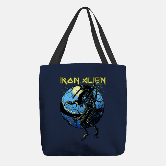 Iron Xenomorph-None-Basic Tote-Bag-joerawks