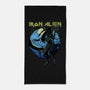 Iron Xenomorph-None-Beach-Towel-joerawks