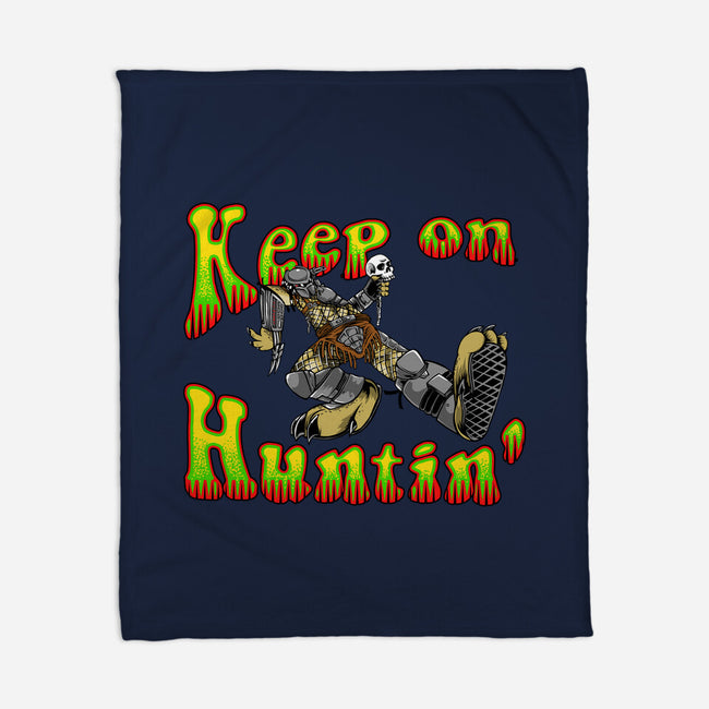 Keep On Huntin-None-Fleece-Blanket-joerawks