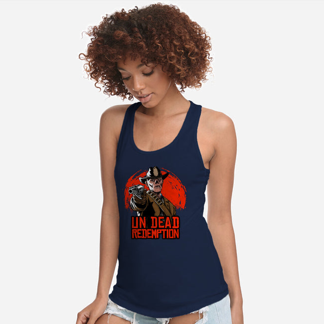 Undead Redemption-Womens-Racerback-Tank-joerawks