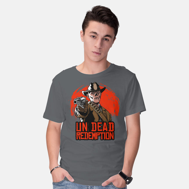 Undead Redemption-Mens-Basic-Tee-joerawks