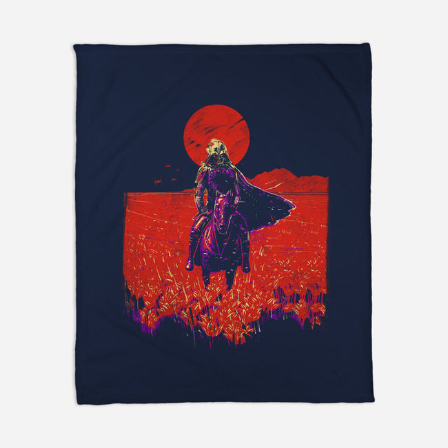 Dark Shogun-None-Fleece-Blanket-kharmazero