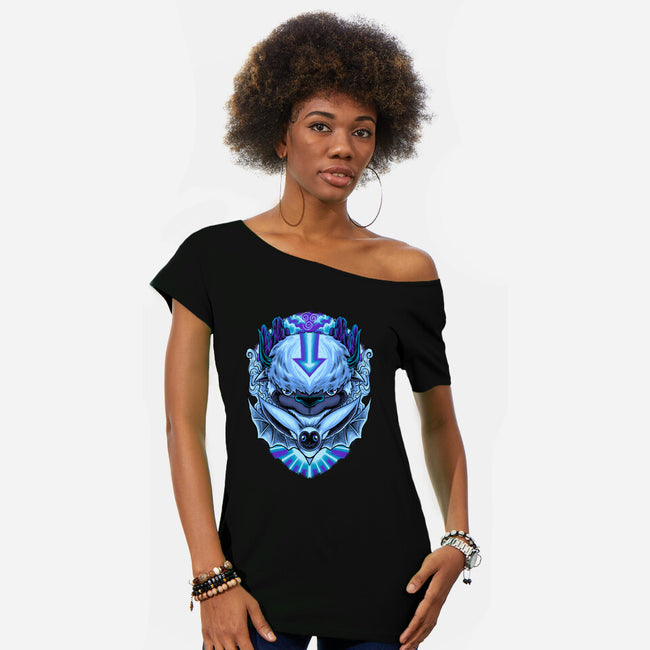 Avatar Pet-Womens-Off Shoulder-Tee-spoilerinc