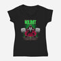 No Limit-Womens-V-Neck-Tee-badhowler