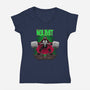 No Limit-Womens-V-Neck-Tee-badhowler